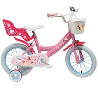 TECNOBIKE SHOP - VENDITA ACCESSORI GIOCATTOLI Bicicleta para Niños y Niña Bicicleta Denver Albri Princesses Princesas - Talla 14 pulgadas