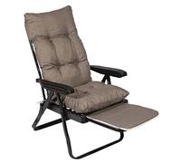TECNOCUCI Cojín superacolchado para tumbona con carro - Ideal para exteriores e interiores - apto para tumbonas extraíbles - 100% fabricado en Italia