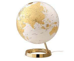 TECNODIDATTICA Globo Terraqueo con Luz Atmosphere Ø 30 cm Dorado Plástico