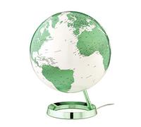 TECNODIDATTICA - Globo terráqueo Light&Colour Hot Green | Luminoso, Giratorio, con cartografía Política actualizada | Lámpara de diseño | Diámetro 30 cm