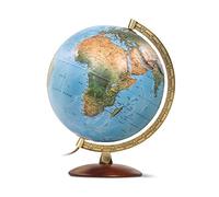 TECNODIDATTICA-Globo Iluminado Nova Rico Primus de 30 cm, Color Azul 0333PRFRIN9L2066