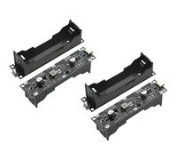 TECNOIOT 2 uds Type-C USB 5V UPS Fuente de alimentación ininterrumpida 18650 Cargador de batería de Litio