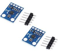 TECNOIOT 2pcs GY-273 QMC5883L Triple Axis Compass Magnetometer Sensor HMC5883L Compatible | 2pcs GY-273 QMC5883L módulo de Sensor de magnetómetro de brújula de Triple Eje