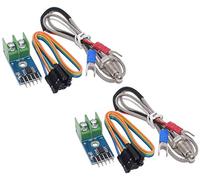 TECNOIOT 2pcs MAX6675 K-Type Thermocouple Temperature Sensor 0-800 Degrees Module