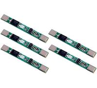 TECNOIOT 5pcs 1S 3.7V 3A li-Ion BMS PCM Battery Protection Board 18650 Lithium Battery