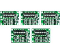 TECNOIOT 5pcs 4S 40A Balance Versión 14.8V 16.8V 18650 Placa de protección de batería de Litio