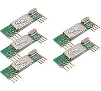TECNOIOT 5pcs RXB6 433MHz Superheterodyne Wireless Receiver Module