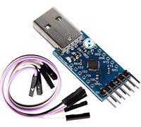 TECNOIOT CP2104 USB to RS232 TTL UART 6PIN Connector Module Serial Converter |CP2104 Convertidor en Serie de Conector USB a RS232 TTL UART 6PIN