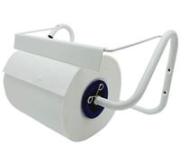 Tecnokit dispensador Porta Bobina Papel Industrial de Pared en Acero Pintado, con Kit de Montaje Incluido, Soporte Rollo Toalla para Taller Cocina Laboratorio Gimnasio 40x20x23 cm