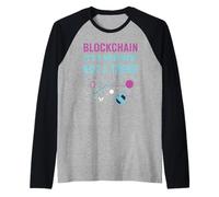 Tecnología Blockchain Crypto Cryptocurrency Day Trading Camiseta Manga Raglan