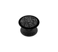 Tecnología Blockchain Diseño Redondo Lineal PopSockets PopGrip Adhesivo