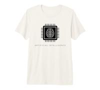Tecnología de Chip de computadora Cerebral de Inteligencia Artificial AI Camiseta Premium