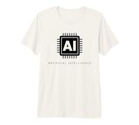 Tecnología de Chip de computadora Cerebral de Inteligencia Artificial AI Camiseta Premium