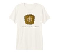 Tecnología de Chip de computadora Cerebral de Inteligencia Artificial AI Camiseta Premium