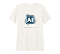 Tecnología de Chip de computadora Cerebral de Inteligencia Artificial AI Camiseta Premium