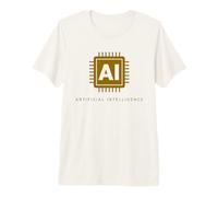 Tecnología de Chip de computadora Cerebral de Inteligencia Artificial AI Camiseta Premium