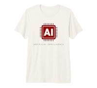 Tecnología de Chip de computadora Cerebral de Inteligencia Artificial AI Camiseta Premium