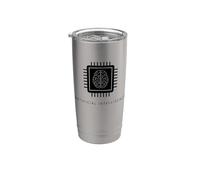 Tecnología de chip de computadora cerebral de inteligencia artificial AI Vaso térmico de acero inoxidable de doble pared