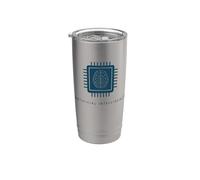 Tecnología de chip de computadora cerebral de inteligencia artificial AI Vaso térmico de acero inoxidable de doble pared