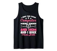 Tecnología de la Información Mamá Mamá Maestra de Ciencias Camiseta sin Mangas