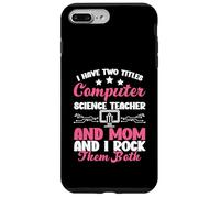 Tecnología de la Información Mamá Mamá Maestra de Ciencias Carcasa para iPhone 7 Plus/8 Plus