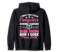 Tecnología de la Información Mamá Mamá Maestra de Ciencias Sudadera con Capucha