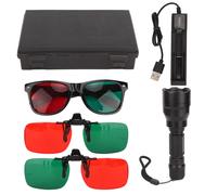 Tecnología de lentes superior, lentes anaglifo3D que eliminan la diafonía para una visualización inmersiva. Para fiestas de Halloween, discotecas