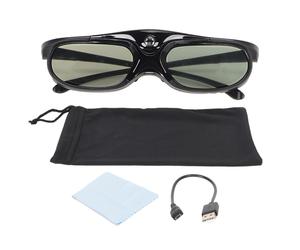 Tecnología de obturador activo, gafas 3D recargables, imágenes de alta definición sin efecto fantasma para proyectores DLP Link, diseño de chip