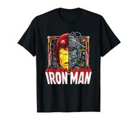 Tecnología de Tony Stark de Marvel Iron Man debajo del casco y el logotipo Camiseta