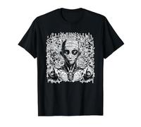 Tecnología. Robot. Algoritmo Camiseta gráfica económica, Hombre, Negro, L