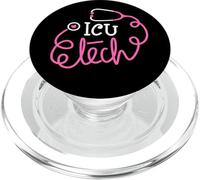 Tecnólogo de cuidados intensivos ICU Tech Tecnologia de la Unidad de cuidados intensiv PopSockets PopGrip para MagSafe