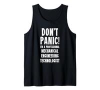 Tecnólogo de ingeniería mecánica Camiseta sin Mangas