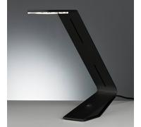 TECNOLUMEN Flad - lámpara de mesa LED, negro EC:EPREL:974373