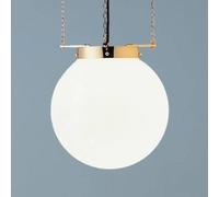 TECNOLUMEN Lámpara colgante estilo Bauhaus latón 25 cm