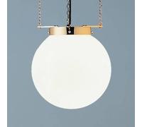 TECNOLUMEN Lámpara colgante estilo Bauhaus latón 30 cm