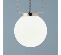 TECNOLUMEN Lámpara colgante estilo Bauhaus níquel 25 cm