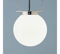 TECNOLUMEN Lámpara colgante estilo Bauhaus níquel 30 cm
