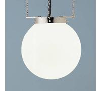 TECNOLUMEN Lámpara colgante estilo Bauhaus níquel 35 cm