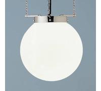 TECNOLUMEN Lámpara colgante estilo Bauhaus níquel 40 cm