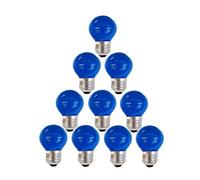TECNOLUX EURO BOMBILLA LED ESFERICA G45 230V 3W E27 COLOR AZUL [10 stucs]