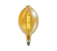 TECNOLUX EURO Bombilla LED filamento grande E27 8W luz amarilla 3000K