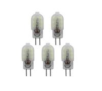 TECNOLUX EURO Bombilla LED G4 3W 12V 3000K PACK 5 (Amarillo)