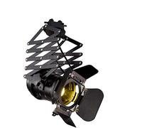 TECNOLUX EURO Carcasa De Foco De Carril Bifásico De Longitud Regulable, Portalámparas E27 De Color Negro