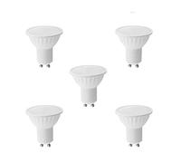 TECNOLUX EURO Lámpara Bombilla LED 9W GU10, Luz cálida 3000K, 600Lúmenes, (5-Unidades)