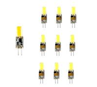 TECNOLUX EURO Lámpara Bombilla LED G4 LED COB 12V 6500K luz fría 3W,10-Unidades