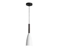 TECNOLUX EURO LÁMPARA COLGANTE DE METAL MODERNA SIMPLE NÓRDICA E27 LUZ DE TECHO PARA RESTAURANTE EN CASA BAR, COLOR GRIS OSCURO (Blanco)