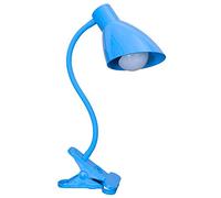 TECNOLUX EURO LAMPARA DE MESA DE LA MANGUERA EL MODELO PINZA COLOR AZUL Solo se puede utilizar bombilla LED 5w.