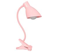 TECNOLUX EURO LAMPARA DE MESA DE LA MANGUERA EL MODELO PINZA COLOR ROSA Solo se puede utilizar bombilla LED 5w.