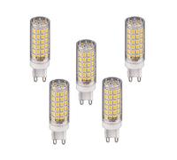 TECNOLUX EURO LED BOMBILLA G9 220V Luz cálida 3000k 9W (5-Unidades)