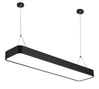 TECNOLUX EURO LED PANEL SUPERFICIE 20CM X 120CM RECTANGULAR NEGRO 45W 6400K